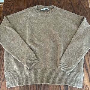 Zara Camel 100% Cashmere Knit